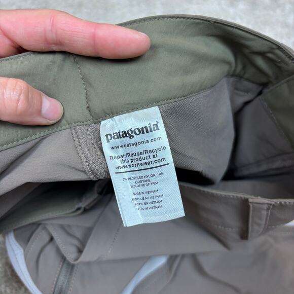 Patagonia Point Peak Trail Pants Topsoil Brown Women's 6 Granola Gorpcore - Picture 10 of 11